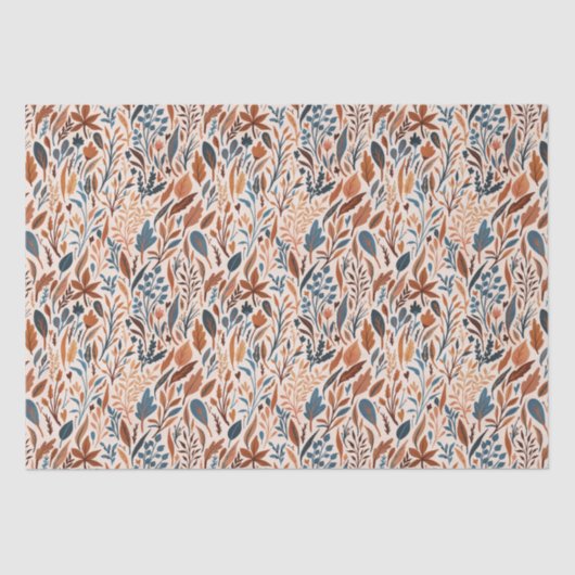 Boho Fall Leaves Tissuepapier (Voorkant)