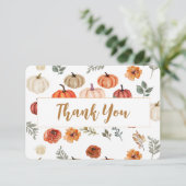 Boho Fall Pumpkin Merci (Debout devant)