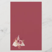 Boho Fall Pumpkin What's In Your Purse Bridal Game (Achterkant)