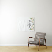 Boho Fall Wedding Backdrop, Gold White Wedding Dec Wandkleed (In Situ (horizontaal))