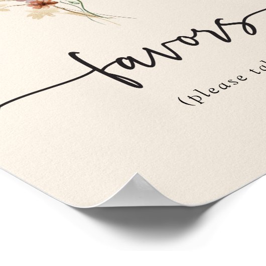 Boho Favors Poster (Hoek)