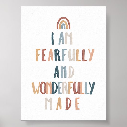 Boho Fearfully prachtig gemaakte print (Voorkant)