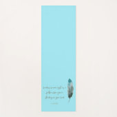Boho Feather en Arrow Yogamat (Voorkant)