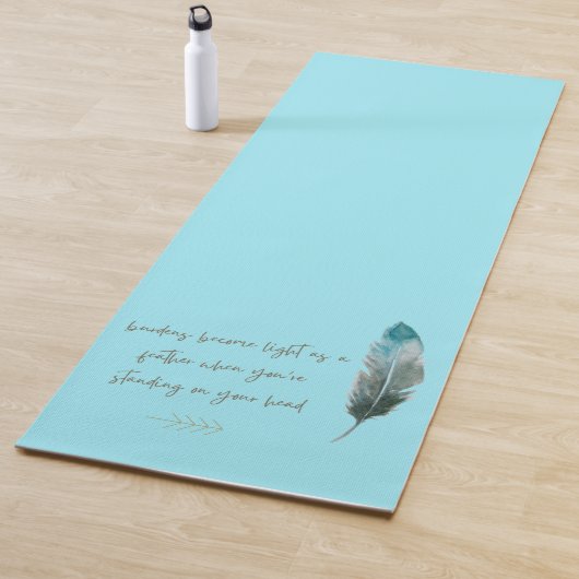 Boho Feather en Arrow Yogamat (In situ)