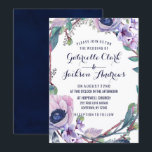 Boho Feather & Floral Wreath Wedding Invitations<br><div class="desc">Boho Feather & Floral Wreath Wedding invitations Avec une police de script de brosse tendance! ~ Regardez ma boutique pour voir l'ensemble de la suite mariage pour ce design!</div>