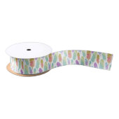 Boho Feather Pattern Waterverf Rainbow Lint (Spoel)