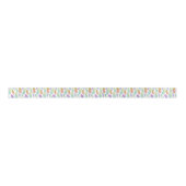 Boho Feather Pattern Waterverf Rainbow Lint (Voorkant)
