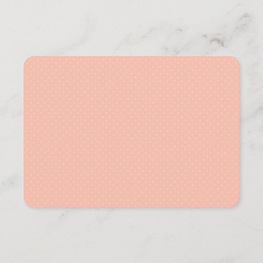 Boho Feather Pink en Grey Informatiekaartje (Achterkant)