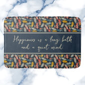 Boho Feathered Quiet Mind Badmat