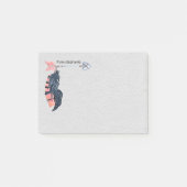 Boho Feathers and Arrow Personalized Post-it® Notes (Voorkant)