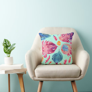 Boho Feathers Pattern Kussen