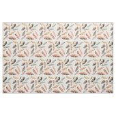 Boho Feathers Pattern on White Stof (Fat Quarter)