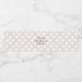 Boho-feest waterflesstickers waterfles etiket (Enkel label)