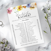 Boho Fête des mariées Voudrait-Elle Plaire Carte J