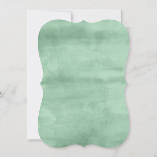 Boho Feuille Couples Douche Invitation (Dos)