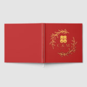 Boho feuille couronne double bonheur mariage chino (Complet)