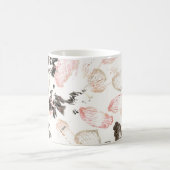 Boho Feuilles et Feathers Mug (Centre)