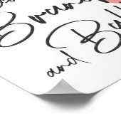 Boho Fiesta Baby Shower Welkom Bord Poster (Hoek)