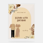 Boho Filipiniana Anniversaire de bienvenue (Recto)