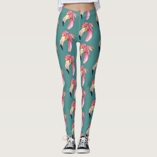 Boho Fiona Flamant rose Leggings