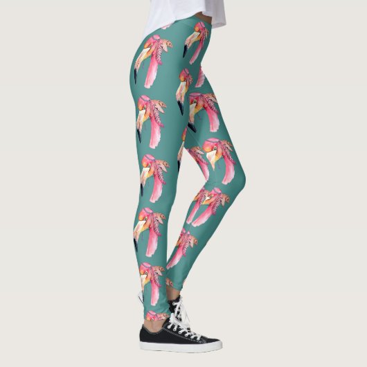 Boho Fiona Flamant rose Leggings (Droite)