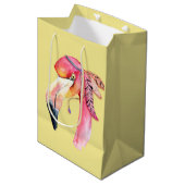 Boho Fiona Flamingo Cadeautas (Voorkant Gekanteld)