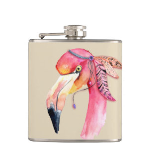 Boho Fiona Flamingo Fles Heupfles