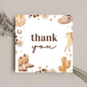 Boho First Rodeo Cowgirl Merci Cartes