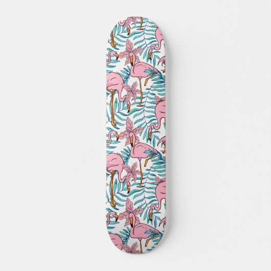 Boho Flamingo Skateboard (Voorkant)