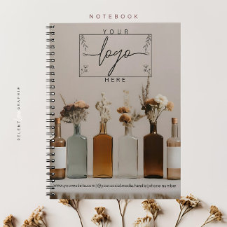 Boho Flessen | Bloemen | Esthetisch Notitieboek