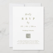 Boho Fleur sauvage Arch Spring Mariage Invitation (Dos)