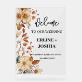 Boho Fleur sauvage Mariage en terre cuite (Recto)