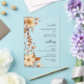 Boho Fleur sauvage Terracotta Faire-part de mariag (Insitu (Mariage))