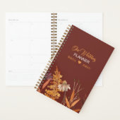 Boho Fleur sauvage Terracotta Mariage de automne d (Devant avec enveloppe)