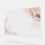 Boho fleurs mariage accueil (Angle)