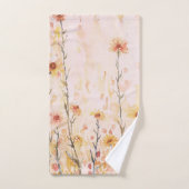 Boho Fleurs Sauvages Vintage (Serviette à main)