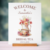 Boho Flora Terracotta Bridal Shower Tea (Neutre)