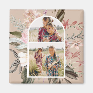 Boho Floral 2 foto Magneet