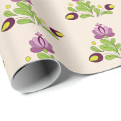  Boho Floral 60`s inpakpapier (Rol Hoek)
