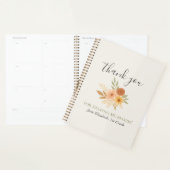 Boho Floral Aquarelle Enseignant Merci (Devant avec enveloppe)