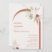 Boho Floral Arch Bridal Shower Kaart (Voorkant)