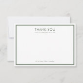 Boho Floral Baby shower Bedankkaart (Voorkant)