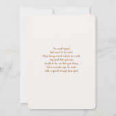 Boho Floral Baby shower Brunch Invitation (Dos)