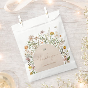 Boho Floral Baby shower dank u Bedankzakje