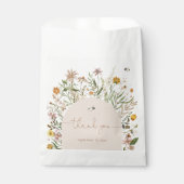 Boho Floral Baby shower dank u Bedankzakje (Voorkant)