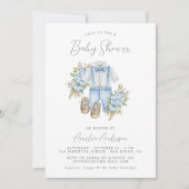 Boho Floral Baby Shower Kaart (Voorkant)