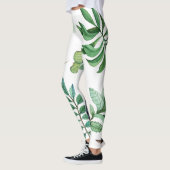 Boho Floral Bird Leggings - Stylish Pantalon de Yo (Gauche)