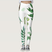 Boho Floral Bird Leggings - Stylish Pantalon de Yo (Devant)