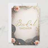 Boho Floral Bridal Shower Invitation (Dos)