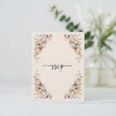  Boho Floral Briefkaart (Staand voorkant)